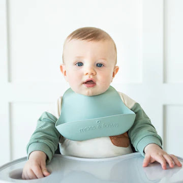 Moss and Fawn Gather and Roll Bib (Fern)