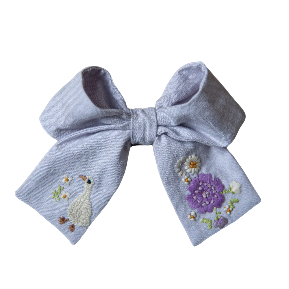 Shirley Bredal Spring Geese Hairbow - Lilac