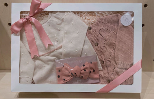 Baby Gift Set : Li & Me Sweater Set x Bow So Cute