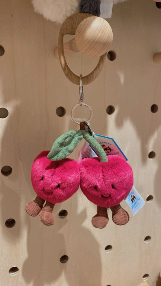 Jellycat Cherries Bag Charm
