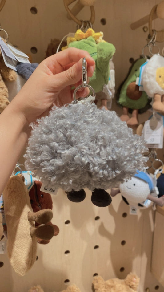 Jellycat Amuseables Storm Cloud Bag Charm