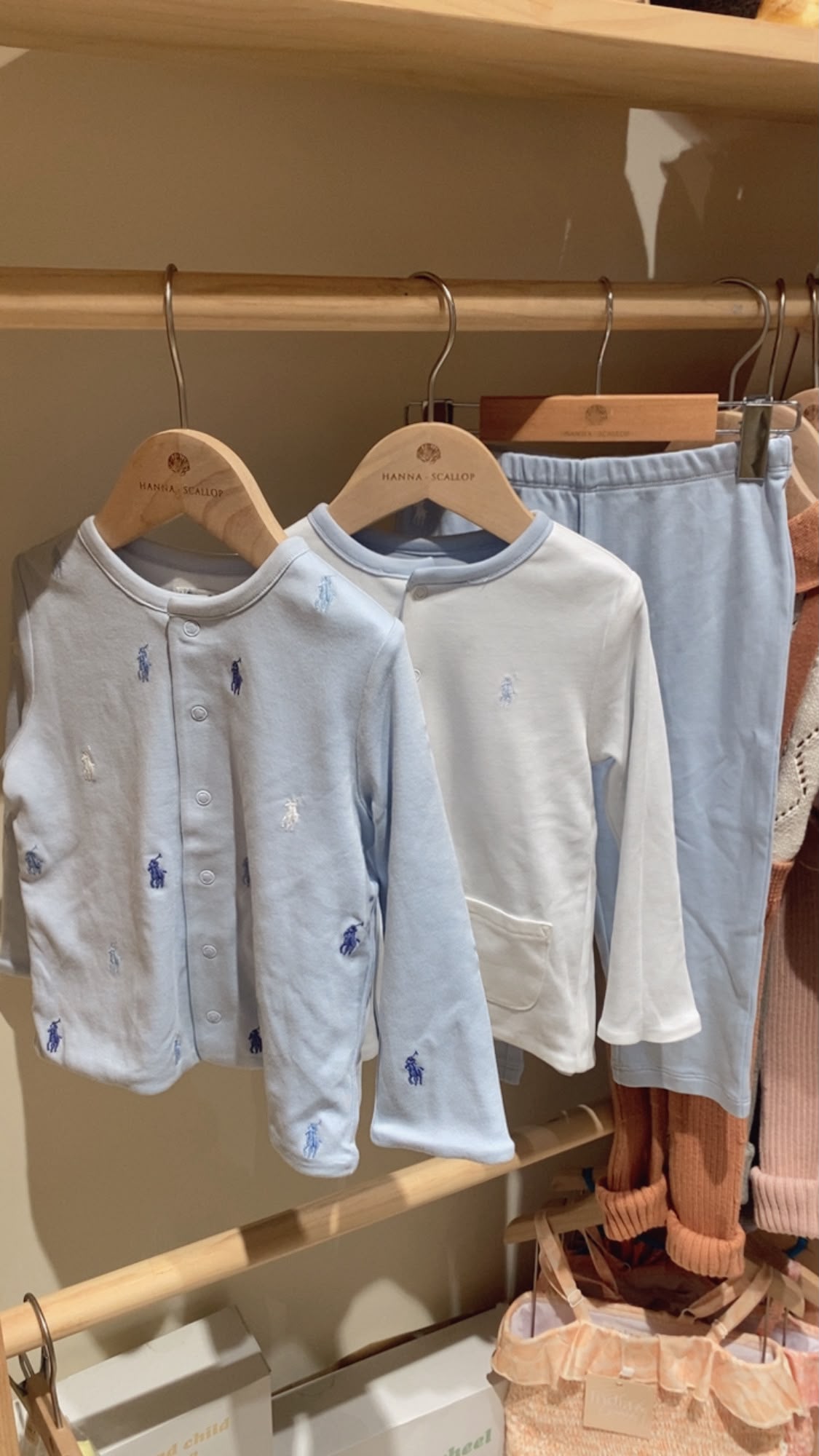 Polo Pony Reversible Cotton Jacket with Trousers - Blue