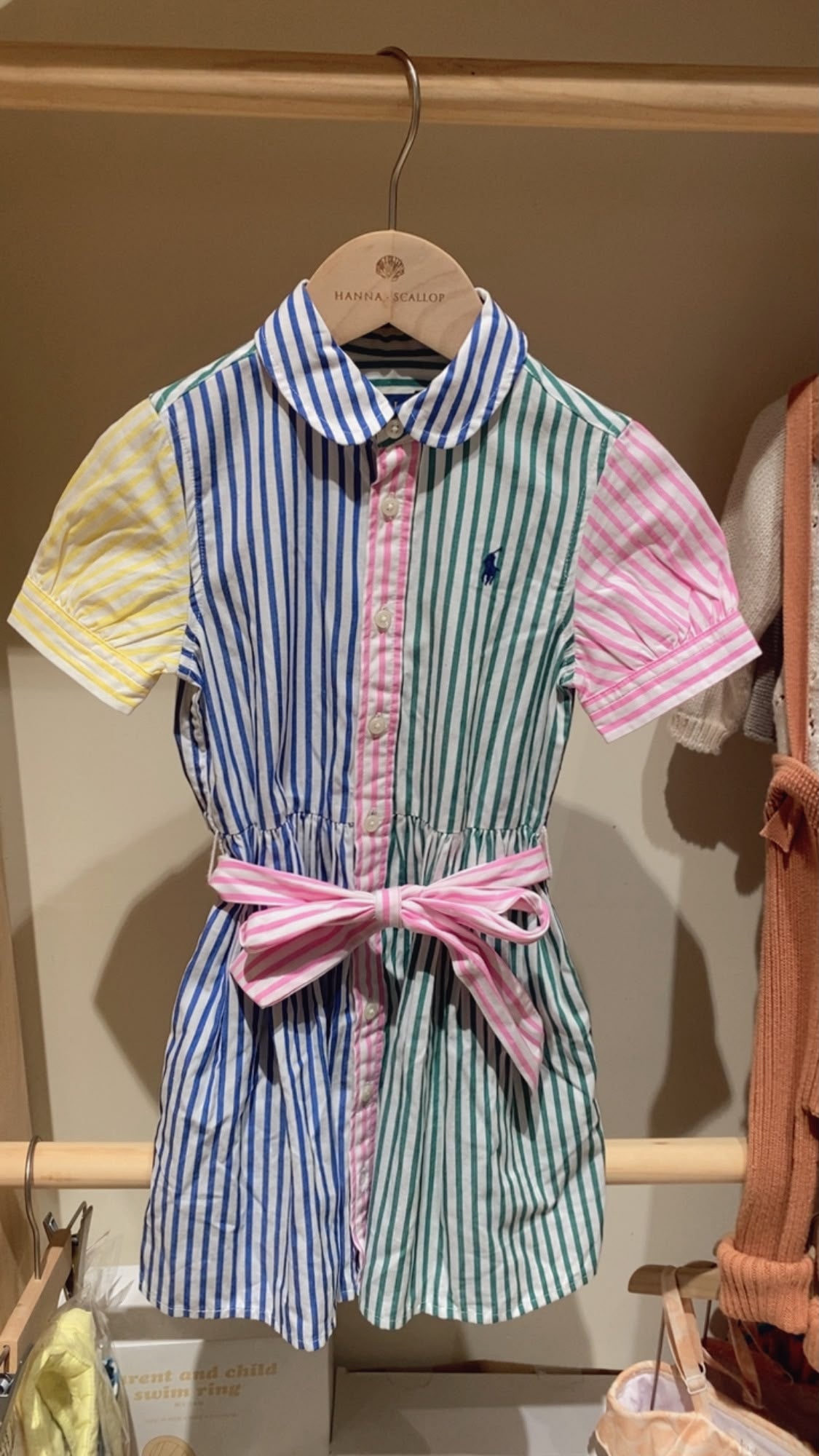 Striped Cotton Fun Shirtdress