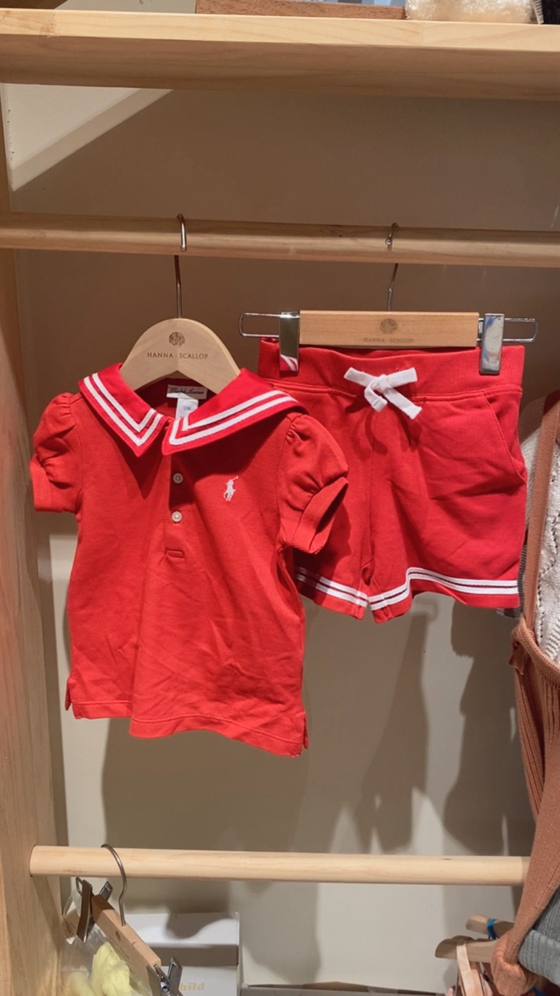 Mwsh Sailor Polo Shirt and Short Set
