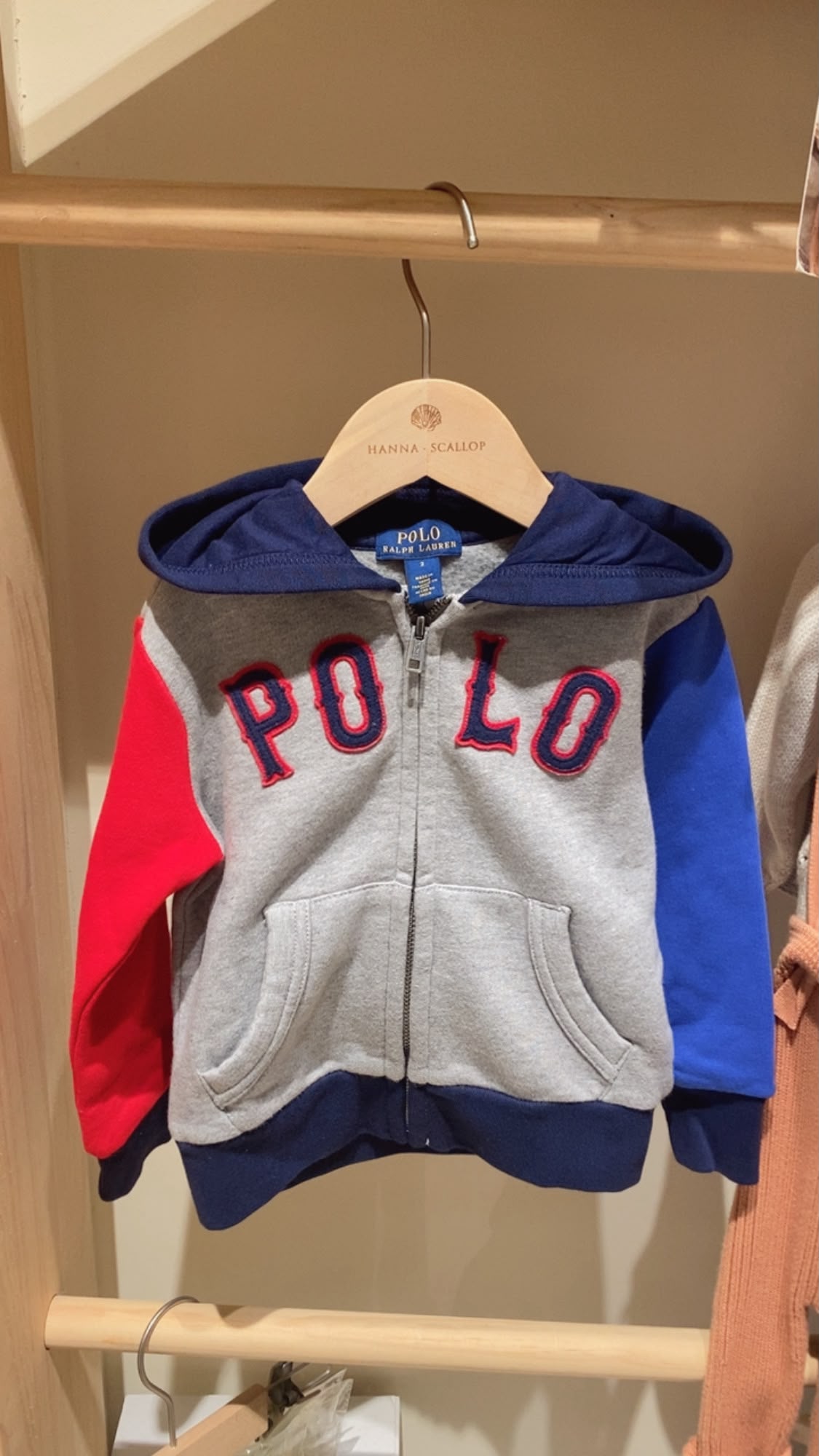 Baseball-Logo Fleece Full-Zip Hoodie