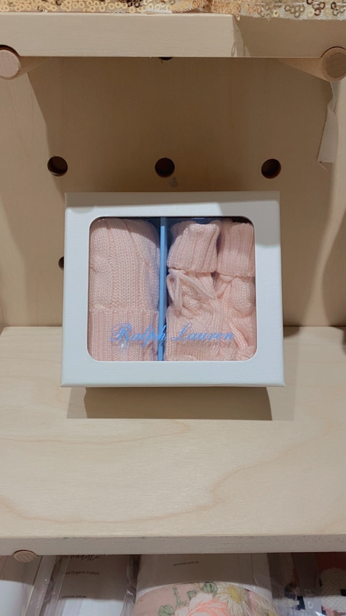 Cable-Knit Cotton Beanie & Bootie Set
