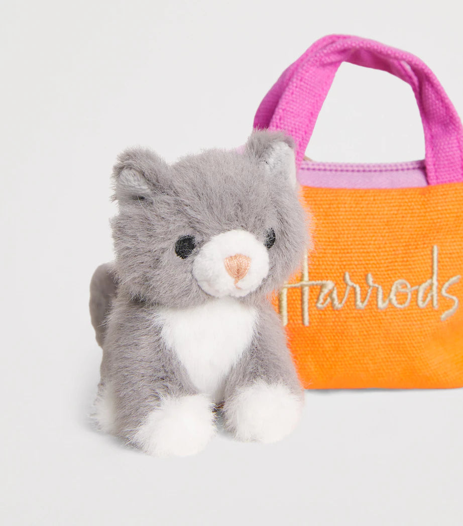 Cat in a Bag Keyring