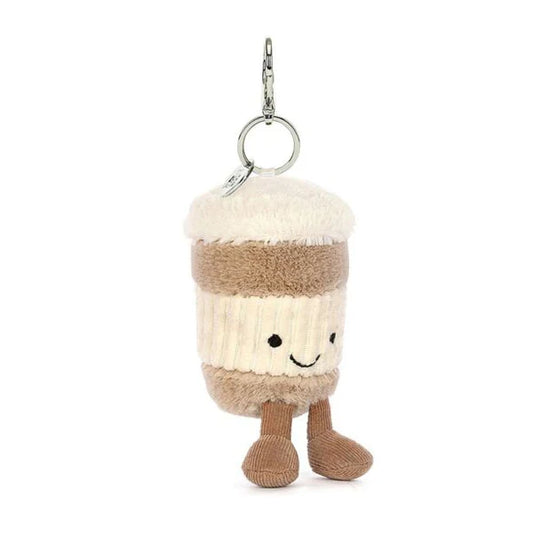 Jellycat Amuseables Coffee soft bag charm