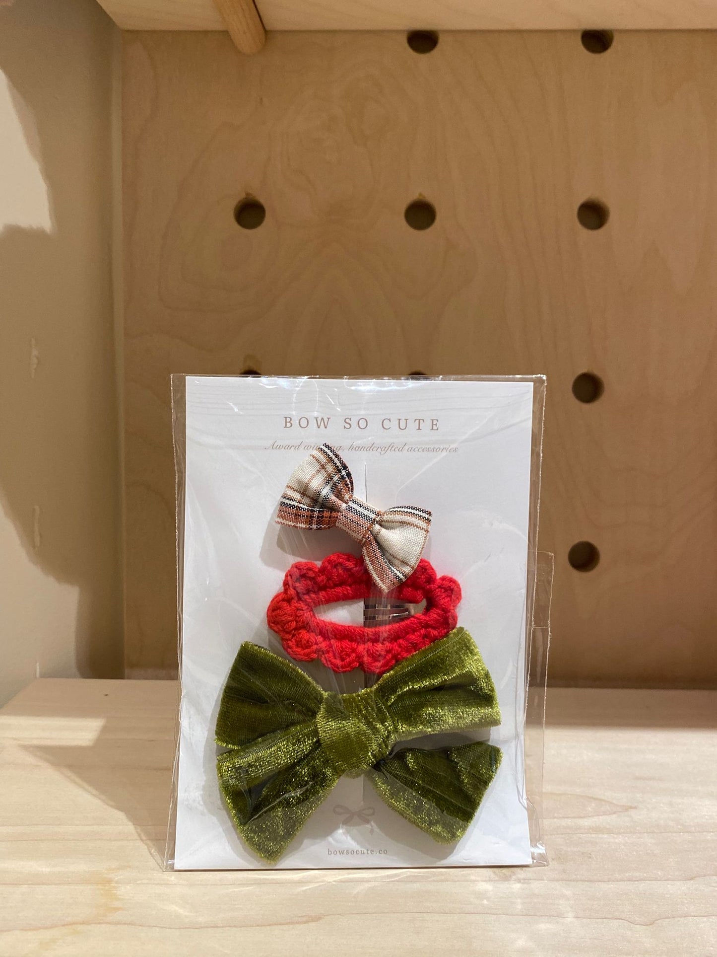 Bow So Cute Bow Clip Set (Country Style)