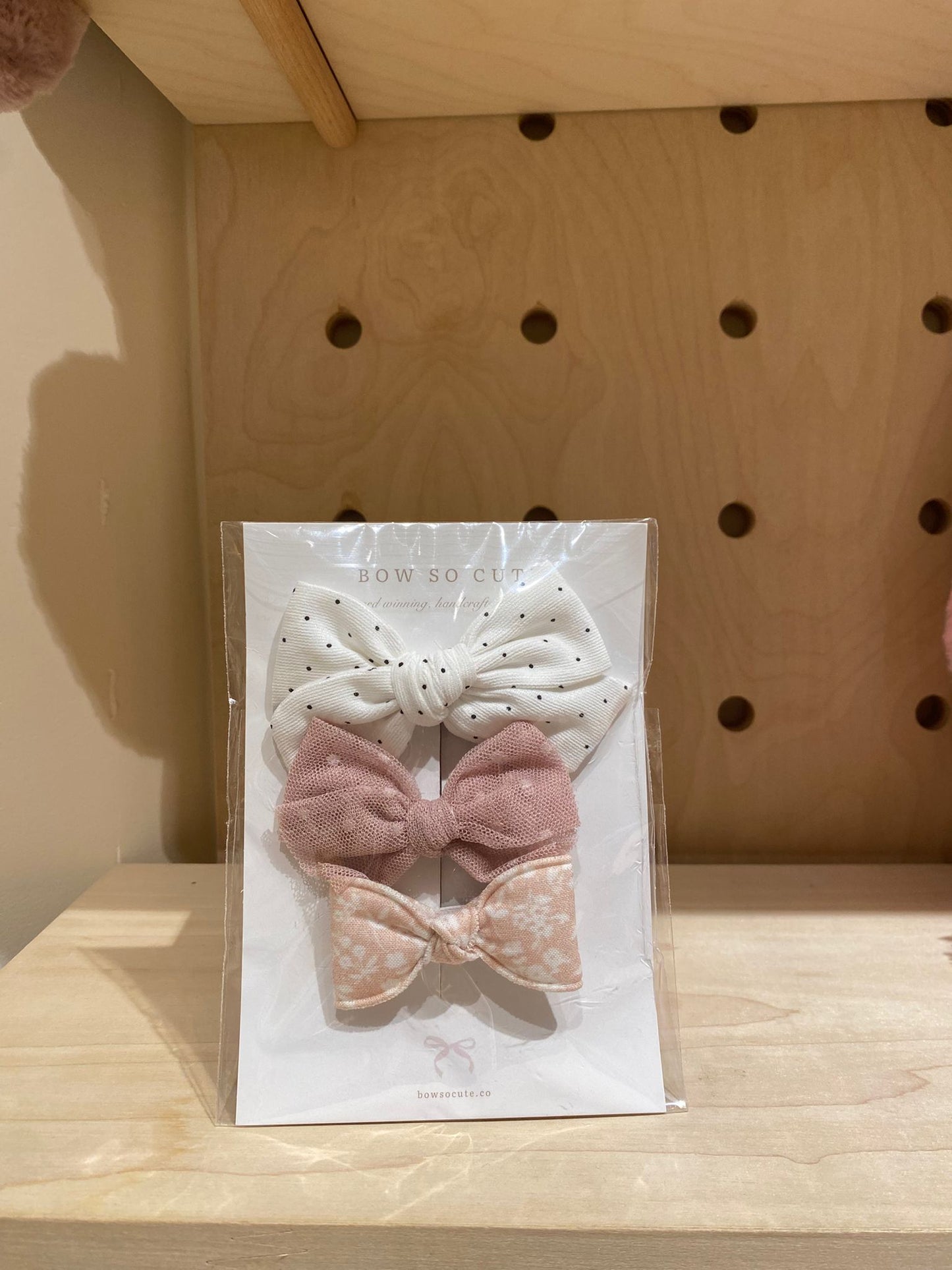 Bow So Cute Bow Clip Set ( Genitle style )