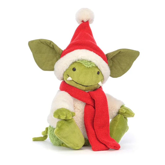 Jellycat Christmas Grizzo Gremlin (Pre-order: Restock in 2-3 weeks)