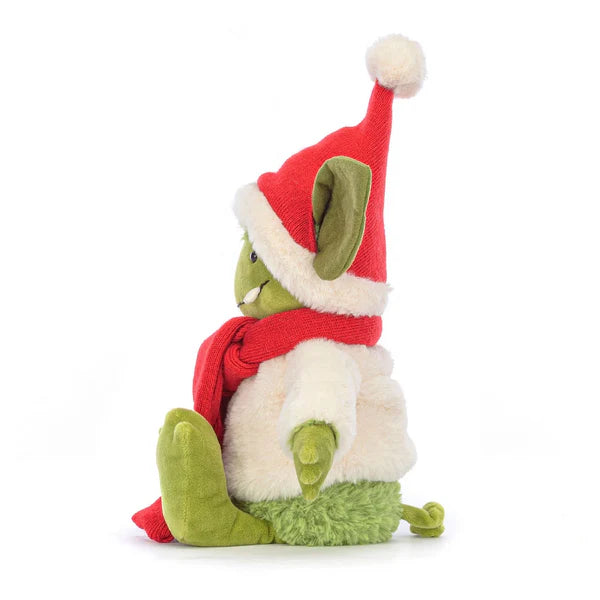 Jellycat Christmas Grizzo Gremlin (Pre-order: Restock in 2-3 weeks)