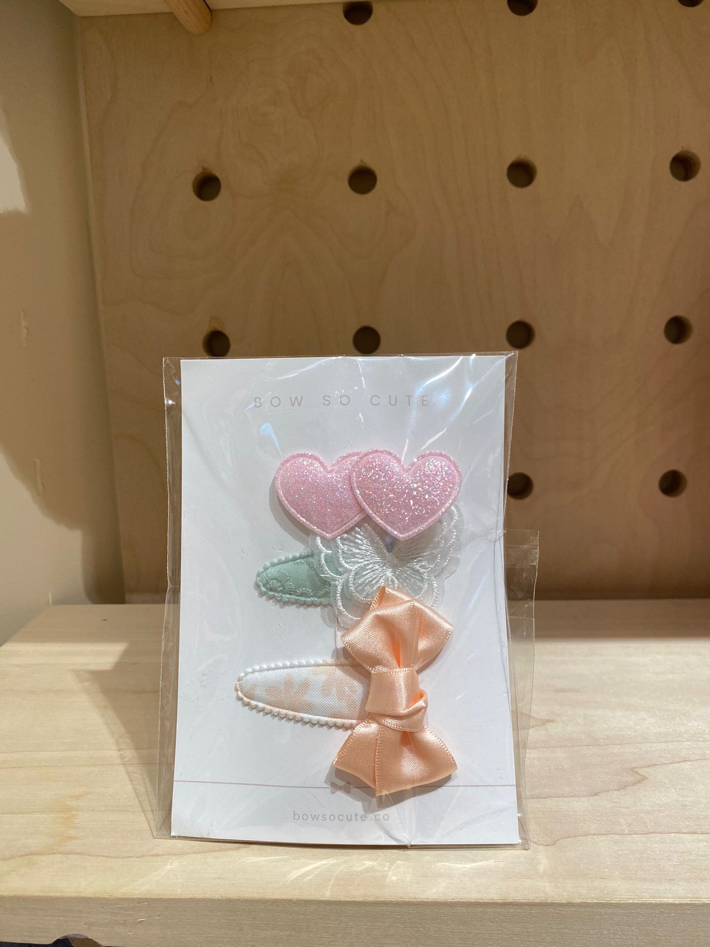 Bow So Cute Bow Clip Set ( Genitle style )