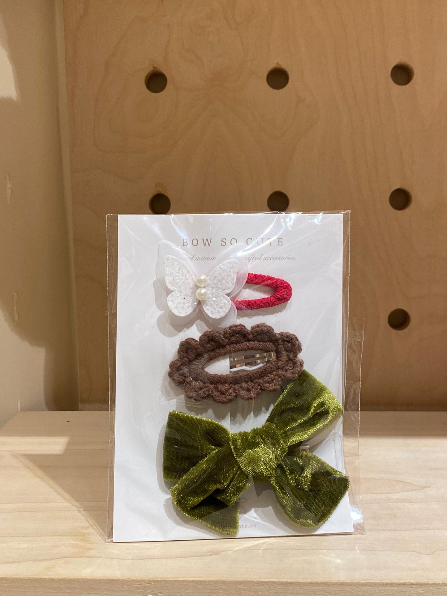 Bow So Cute Bow Clip Set (Country Style)