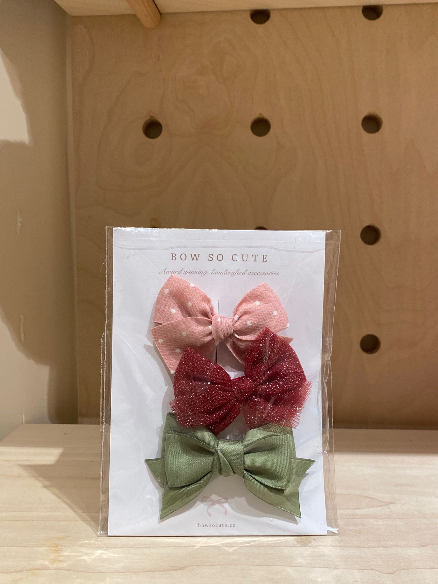 Bow So Cute Bow Clip Set (Country Style)