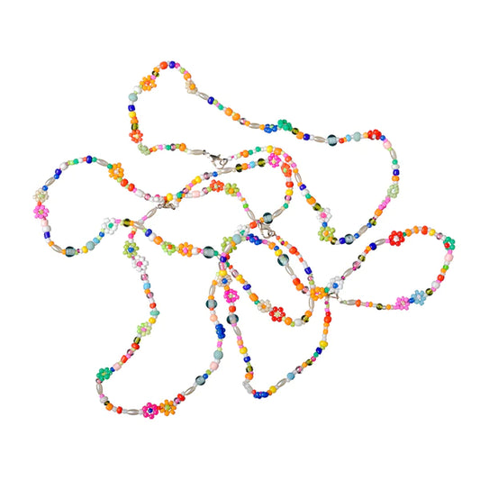 Kidasgogo Flower Bead Necklace