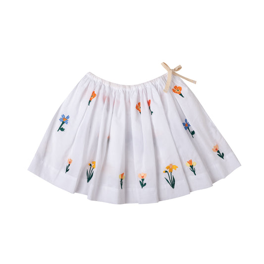 Kidsagogo Garden Skirt: White