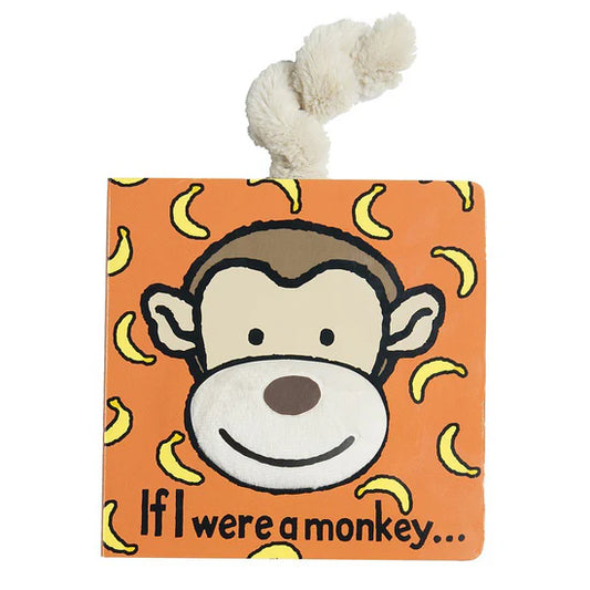 Jellycat If I Were A Monkey Book (Pre-order: Restock in 2-3 weeks)