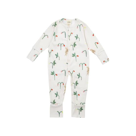 Sleepsuit - Strawberry Garden