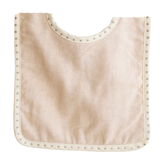 Alimrose Bobby Bib - Pink Linen