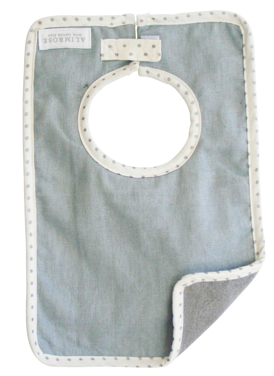 Alimrose Bobby Bib Grey Linen