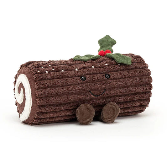 Jellycat Amuseable Yule Log (Pre-order: Restock in 2-3 weeks)