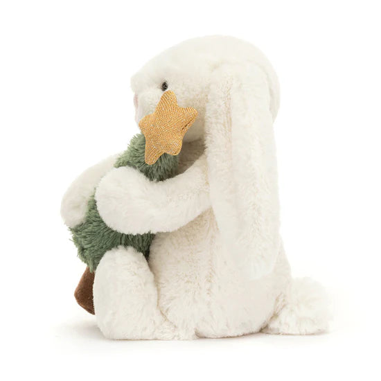 Jellycat Bashful Bunny with Christmas Tree (Pre-order: Restock in late Oct)