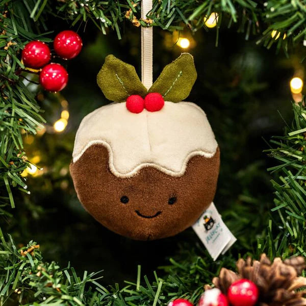 Jellycat Festive Folly Christmas Pudding (Pre-order: Restock in 2-3 weeks)