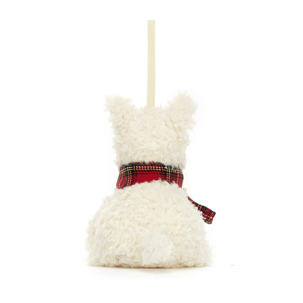 Jellycat Munro Scottie Dog Decoration (Pre-order: Restock in 2-3 weeks)