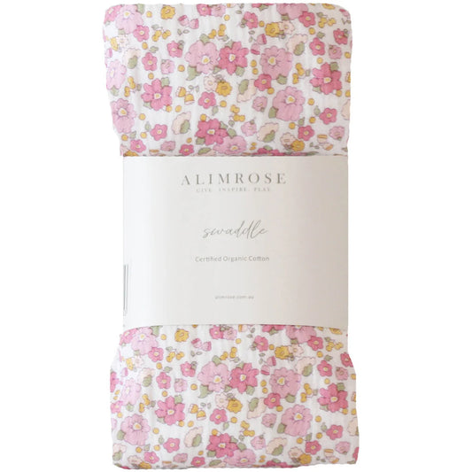 Alimrose Muslin Swaddle Rose Garden (Arriving in late July)