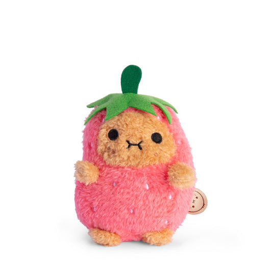 Strawberry Ricespud Mini Sitting Plush Toy