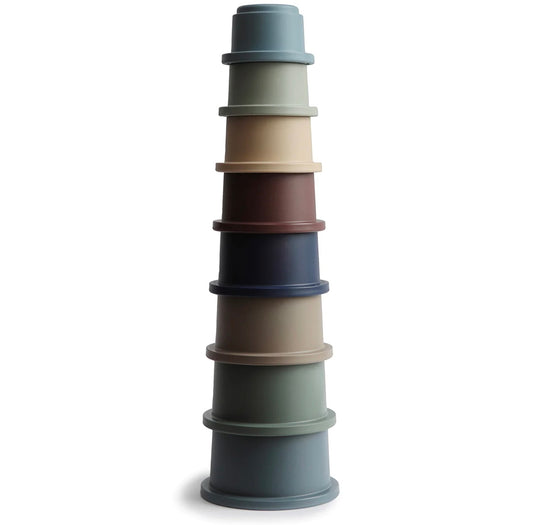 Mushie Stacking Cups Toy (Forest)
