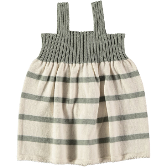 Li & Me Nicol: Striped Dress (Mint)
