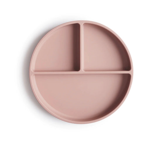Mushie Silicone Suction Plate (Blush)