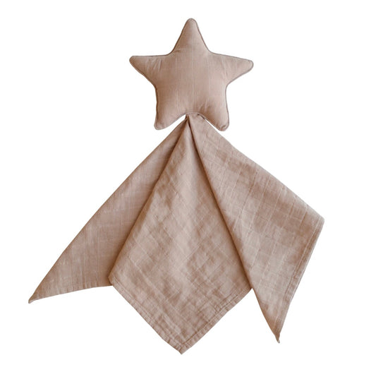 Mushie Star Lovey Blanket (Natural)