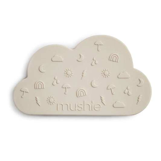 Mushie Cloud Teether (Grey)