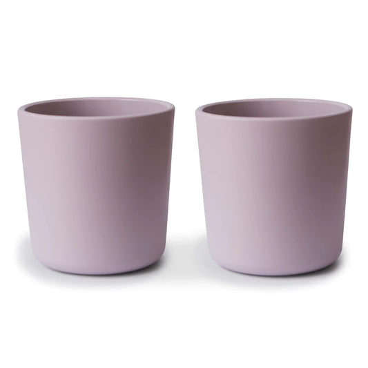 Mushie Dinnerware Cup 2-Pack (Soft Lilac)