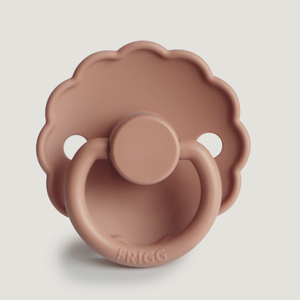 FRIGG Latex Round Pacifier-2 Pack (Daisy: Rose Gold/Willow)