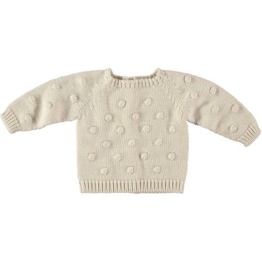 Li & Me Lenny: Chickpea Knit Sweater (Cream)