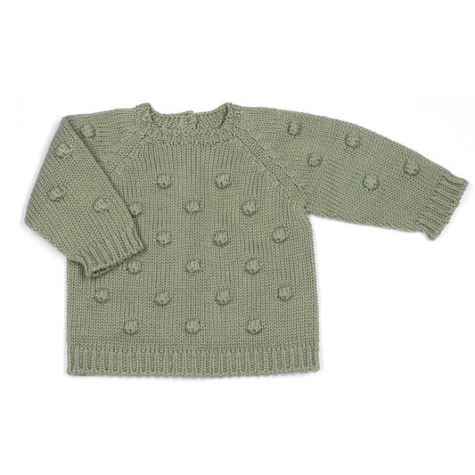 Li & Me Lenny: Chickpea Knit Sweater (Mint)