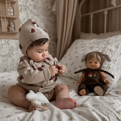 Shirley Bredal Mushroom Cardigan Oats