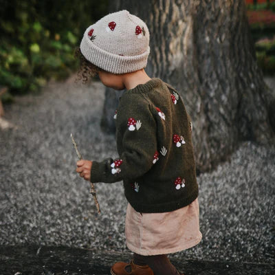 Shirley Bredal Mushroom Cardigan Pine