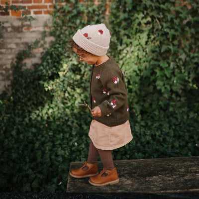 Shirley Bredal Mushroom Cardigan Pine