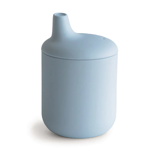 Mushie Silicone Sippy Cup (Powder Blue)